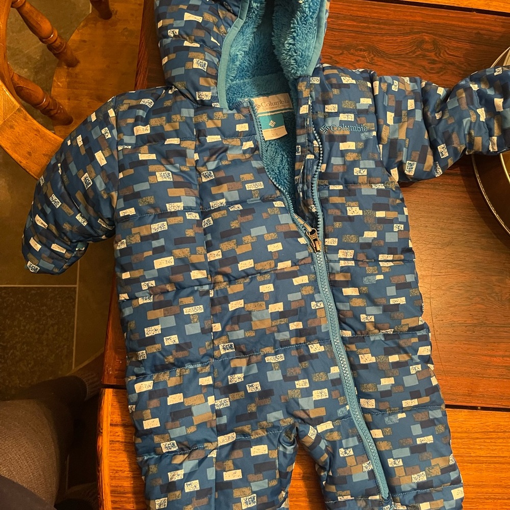 Columbia infant snow suit 3-6 months